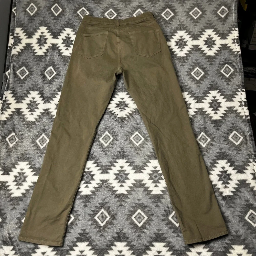 Flint and Tinder 365 Straight Fit Pants Olive Green 32x34 Mens Cotton Stretch